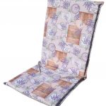 Pernă scaun Lavande, 106x45x4 cm, bej, imprimeu floral
