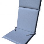 Pernă scaun Rino, 118x48x5 cm, albastră